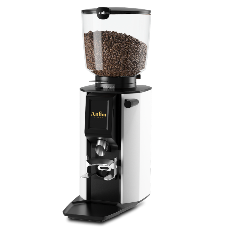 Anfim LUNA Professional Espresso Grinder - White/Black