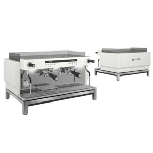CREM EX3 Display 2 Group Espresso Machine - White/Black